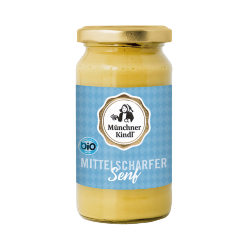 MUNCHNER KINDL - БИО ГОРЧИЦА СРЕДНО ОСТРА - 200 мл 